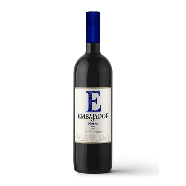 Vino Embajador Merlot 750 Ml 12b