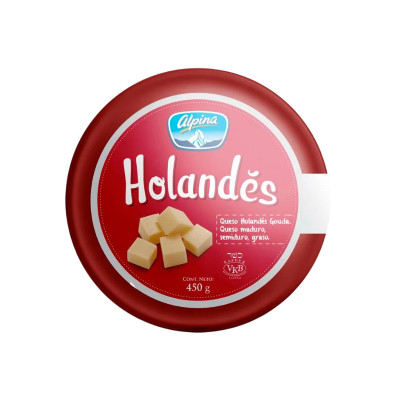 Queso Holandes Alpina 450 Grs