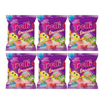 Gomas Trolli Emociones 60 Grs X 12 Unds