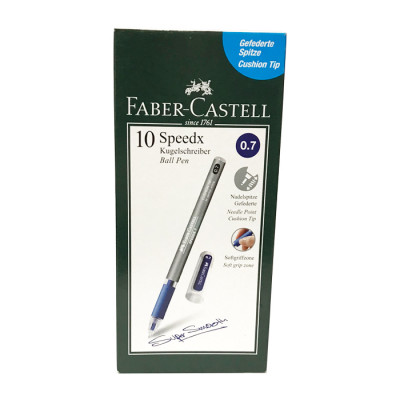 Boligrafo Faber Castell Speedx Azul X 10 Unds