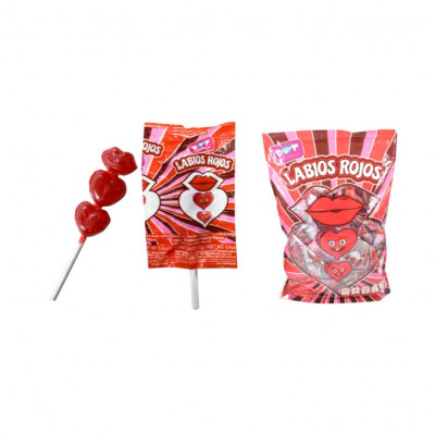 Chupeta Labios Rojos X 40 Unds