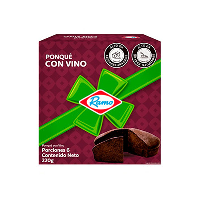 Ponque Vino Ramo 220 Grs
