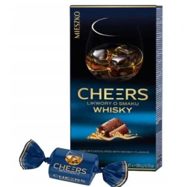 Mieszko Cheers Choco-whisky 180g 12p