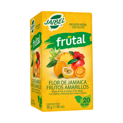 Aromática Jaibel Frutal Frutos Amarillos X 20 Unds