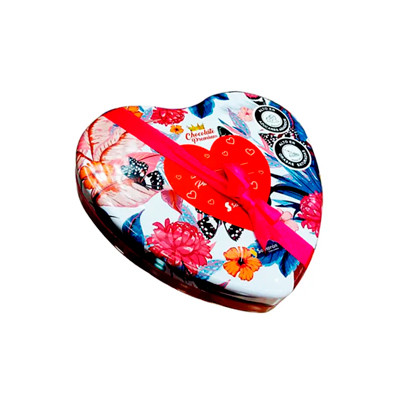 Estuche Corazon Lata Romance 144grs X 48p