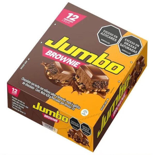 Jumbo Brownie X12 35g 24p