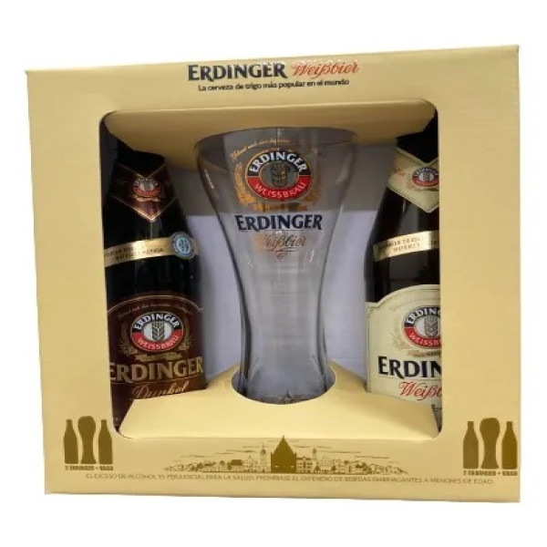 Cerv Estuche Erdinger 500ml + Copa 8p