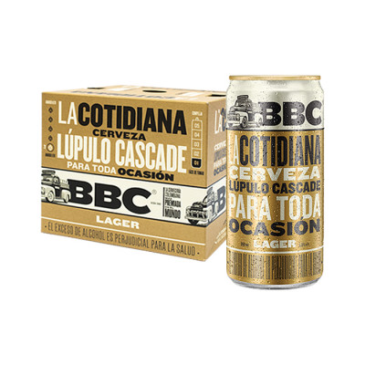 Cerveza Bbc Cotidiana 269 Ml X 4 Unidades