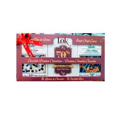 Chocolate Lok Surtido X3 Unid 85grs X12d