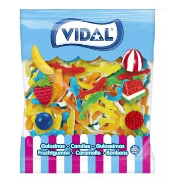 Tiburones Colores Vidal 180 Unid Aprox X12