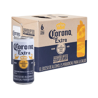 Cerveza Corona Lata Original 269ml 24l