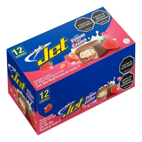 Jet Fresasconcrema 348g X12 12p