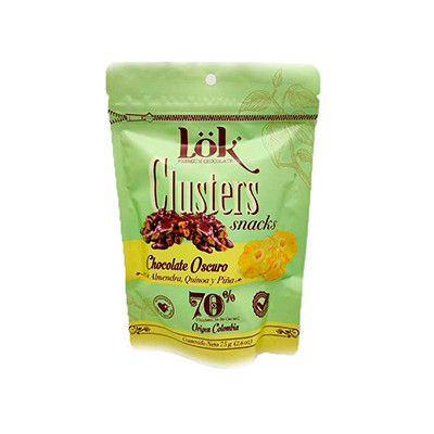 Cluster Almendra Quinua Piña 75g Rs