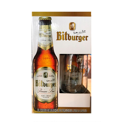Cerv Estuche Bitburger 330ml + Copa