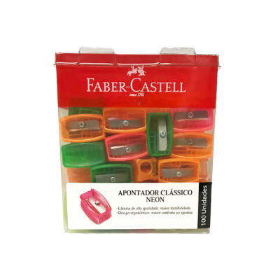 Tajalapiz  Faber Castell Escolar Clasico Neon X 100 Unds
