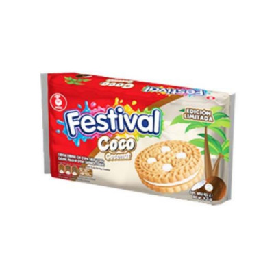 Galletas Festival Coco 6 Unds X 12 Paquetes