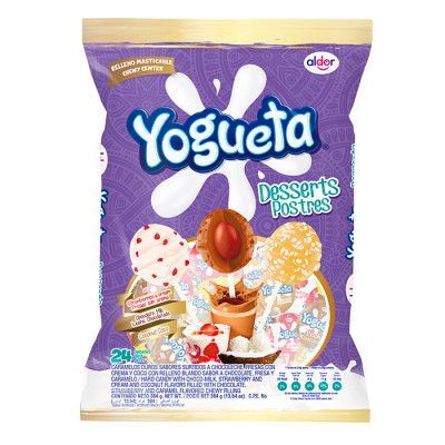Chupeta Yogueta Desserts X 24 Unds