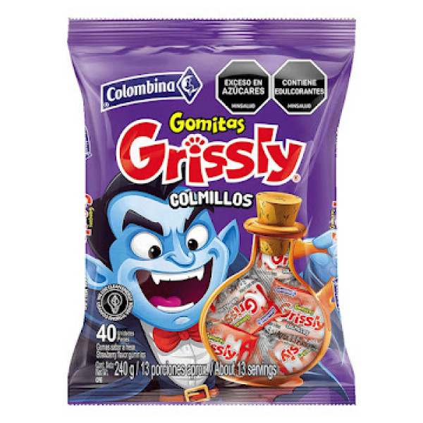 Grissly Colmillos Halloween X40 24p