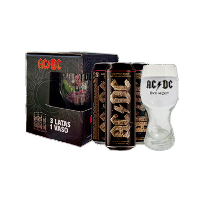 Cerveza Estuche Acd 500ml + Vaso