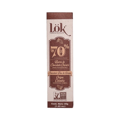 Chocolate Lok 72% X35grs X20 Unid X160p